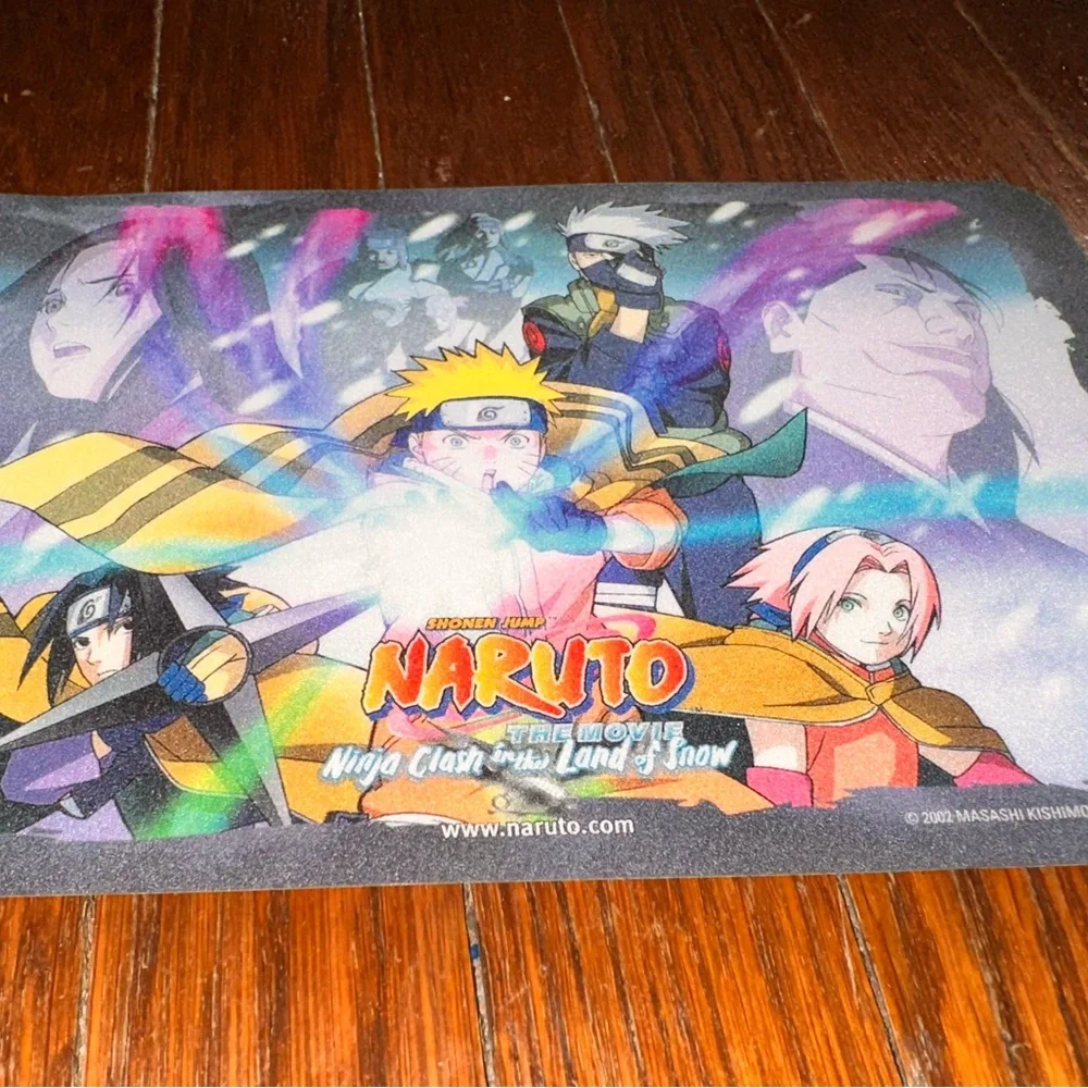 Naruto the Movie: Ninja Clash in the Land of Snow card game Small mousepad 2004